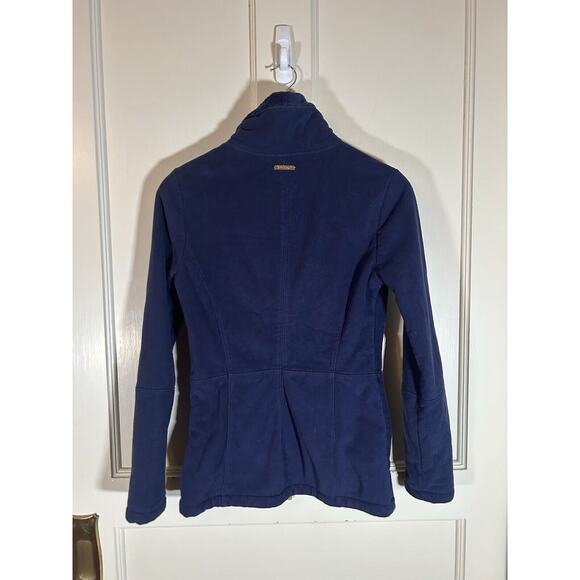 Lilly Pulitzer Sherpa Lined Fleece Full Zip Jacket Womens Size XS Blue Casual - Picture 2 of 8
